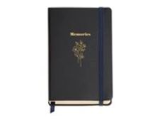 Miquelrius British Bloom - Journal de bord - 90 x 140 mm - 100 feuilles - ivoire - uni - bouquet - carton rigide