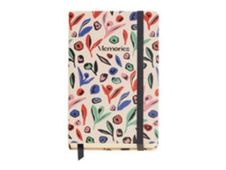 Miquelrius LEAVES IN THE WIND - Journal de bord - 90 x 140 mm - 100 feuilles - ivoire - uni - jardin - carton rigide