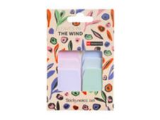 Miquelrius LEAVES IN THE WIND - Jeu de notes adhésives - 34 x 45 mm / 34 x 57 mm / 34 x 68 mm - 120 feuilles (6 x 20)