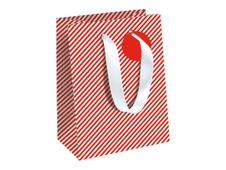 Clairefontaine - Sac cadeau - moyen - 21.5 cm x 10.2 cm x 25.3 cm - rouge