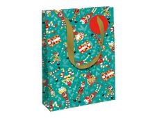 Clairefontaine - Sac cadeau - grand - 26.5 cm x 14 cm x 33 cm - bleu