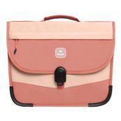 Cartable scolaire Léo - 38 cm - 2 compartiments - rose - Biopic