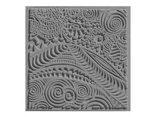 Cernit - Plaque de texture - carré - freestyle - 90 x 90 mm - vulcanized rubber