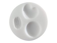 Cernit - Moule de modélisation - rond - 7 cm de diamètre - blanc - silicone