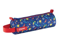 Maped - Trousse Scolaire Ronde en Polyester - Fermeture Éclair en Nylon - Skate