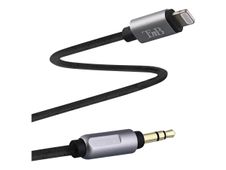 T'nB - Câble Lightning vers jack pour casque - Lightning mâle pour mini-phone stereo 3.5 mm mâle - 1.2 m - noir