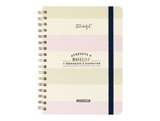Mr. Wonderful - Agenda de oficina - 2025 - vista de la semana - encuadernado de alambre - 156 x 221 mm - 160 páginas - Atrévete a soñar y prepárate a disfrutar - multicolor