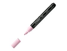 STABILO Free T300 Candy - 5 Marqueurs - permanent - rose poudré, rose, bleu clair, bleu cobalt, blanc - opaque - encre acrylique à base d'eau - 2-3 mm - moyen