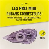 Les Prix Mini - Ruban correcteur frontal - 5mm x 10m  