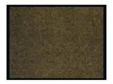 Tapis de sol RAINBOW - 90 X 60 CM - en polyamide et PVC - brun