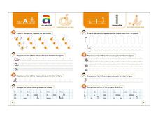 Cahier d'écriture - Regarde, je lis avec Mila et Noé - par Battut Eric, Gribouille Mary