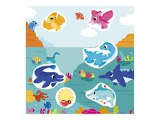 Grund - Adhésif décoratif - 25 pièces - dinosaure