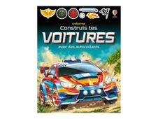 Construis tes voitures - Construis… avec des autocollants - par Tudhope Simon - livre d'activités