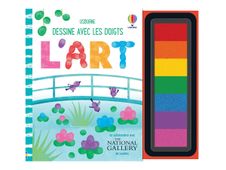L'art - Dessine avec les doigts - par Dickins Rosie - livre à colorier