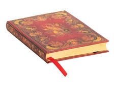 Paperblanks Fiammetta - Journal - 95 x 140 mm - 176 pages - ligné - rouge