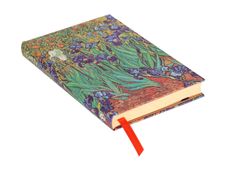 Paperblanks The J. Paul Getty Museum Collection Van Gogh's Irises - Journal - 90 x 140 mm - 176 pages - ligné - Les iris de Van Gogh - couverture verte