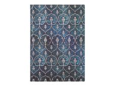 Paperblanks Flexis Blue Velvet - Carnet de notes - 130 x 180 mm - 88 feuilles / 176 pages - uni - velours bleu - couverture bleue