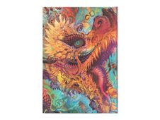 Paperblanks Android Jones Collection - Journal - 130 x 180 mm - 144 pages - ligné - dragon ronronnant - multicolore