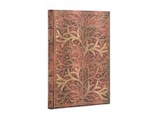 Paperblanks Tree of Life - Journal - 120 x 180 mm - 144 pages - ligné - bois sauvage - couverture rouge