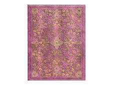 Paperblanks Sangorski & Sutcliffe - Journal - ultra - 175 x 230 mm - 72 feuilles / 144 pages - papier ivoire - uni - diamond jubilee - couverture rose