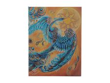 Paperblanks Bird of Happiness - Journal - 175 x 230 mm - 144 pages - uni - skybird - couverture orange