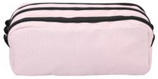 Trousse scolaire - 3 compartiments - rose - Maxi School