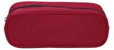 Trousse scolaire - 1 compartiment - rouge - Maxi School