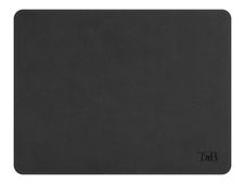 T'nB MADE IN FRANCE - Tapis de souris - cuir véritable recyclé - noir