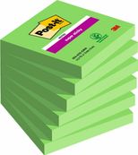 Post-it - 6 Blocs notes Super Sticky - vert - 76 x 76 mm