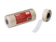 APLI PAPER - Adhésif amovible - blanc - 22 x 12 mm 10500 étiquette(s) (7 rouleau(x) x 1500 étiquettes