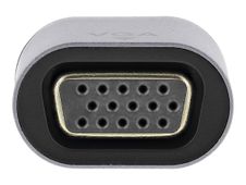 T'nB iClick - Adaptateur vidéo - 24 pin USB-C (M) pour HD-15 (VGA) (F)- gris foncé