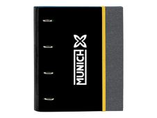 SAFTA Munich - Archivador de anillas - ancho de la espina: 35 mm - para 270 x 320 mm - Topo