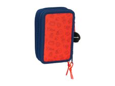 SAFTA - Portalápices - triple, 37 pcs - Super Mario "Trick"