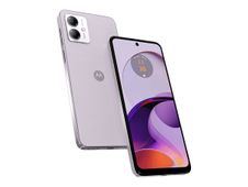 Motorola Moto G14 - 4G smartphone - SIM doble - RAM 8 GB / Memoria interna 256 GB - microSD slot - pantalla LCD - 6.5" - 2400 x 1080 píxeles (60 Hz) - 2 x cámaras traseras 50 MP, 2 MP - front camera 8 MP - pale lilac