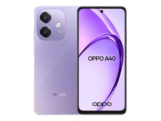 OPPO A40 - 4G smartphone - SIM doble - RAM 4 GB / Memoria interna 128 GB - microSD slot - pantalla LCD - 6.67" - 1604 x 720 pixels (90 Hz) - 2 x cámaras traseras 50 MP, 2 MP - front camera 5 MP - starry purple