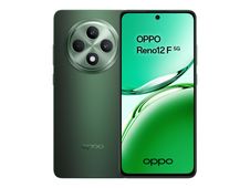 OPPO Reno12 F 5G - 5G smartphone - SIM doble - RAM 8 GB / Memoria interna 256 GB - microSD slot - pantalla OLED - 6.67" - 2400 x 1080 píxeles (120 Hz) - 3 x cámaras traseras 50 MP, 8 MP, 2 MP - front camera 32 MP - black green