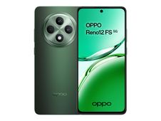 OPPO Reno12 FS 5G - 5G smartphone - SIM doble - RAM 12 GB / Memoria interna 512 GB - microSD slot - pantalla OLED - 6.67" - 2400 x 1080 píxeles (120 Hz) - 3 x cámaras traseras 50 MP, 8 MP, 2 MP - front camera 32 MP - black green