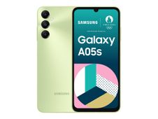 Samsung Galaxy A05s - 4G smartphone - SIM doble - RAM 4 GB / Memoria interna 64 GB - microSD slot - pantalla LCD - 6.7" - 2400 x 1080 píxeles - 3 x cámaras traseras 50 MP, 2 MP, 2 MP - front camera 13 MP - verde claro