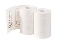 Exacompta - 120 Bobines Ticket Carte Bancaire 57x40mm - 18m - Thermique 55g/m² Sans Phénol et Sans Plastique - Blanc