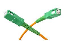 BIGBEN Connected - Câble réseau - mode unique SC/APC (M) pour mode unique SC/APC (M) - 2 m - orange, vert