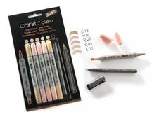 COPIC - Marqueur double pointe - tonus de la peau (pack de 5)