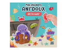 Mes stickers Ani'doux de la mer - Livre d'activités avec grands stickers - Dès 36 mois