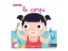 Mon imagier du corps - Livre animé Kididoc dès 1 an