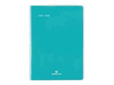 Oberthur Colorside - Agenda - 2025-2026 - semainier - F15 - 100 x 150 mm - vert - polychlorure de vinyle (PVC)