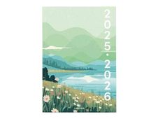 Oberthur Nature - Agenda - 2025-2026 - semainier - livre de poche - F25 - 160 x 240 mm - mountain