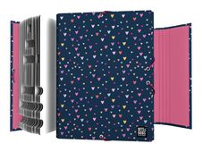 Grafoplas BITS&BOBS - Carpeta clasificadora - 12 piezas - para Folio - corazones