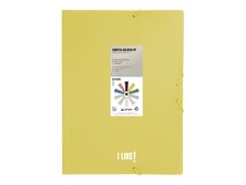 Grafoplas I Like! - Carpeta de 3 solapas - para Folio - amarillo