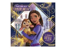 Mon colo avec stickers métal - Des stickers métal en bonus! - Disney Wish - livre de coloriage / d'activités