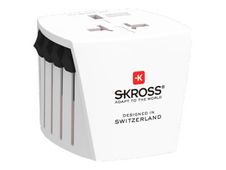 SKROSS World Adapter MUV Micro - Adaptateur universel - 2.5 A - blanc