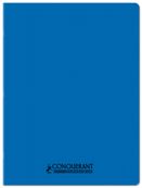 Conquérant Classique - Cahier polypro - 24 x 32 cm - 48 pages - petits carreaux (5x5 mm) - bleu